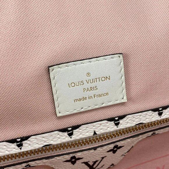 Auth LOUIS VUITTON Neverfull MM M44567 Rouge Giant Monogram AR1169 Tote Bag - Picture 13 of 16